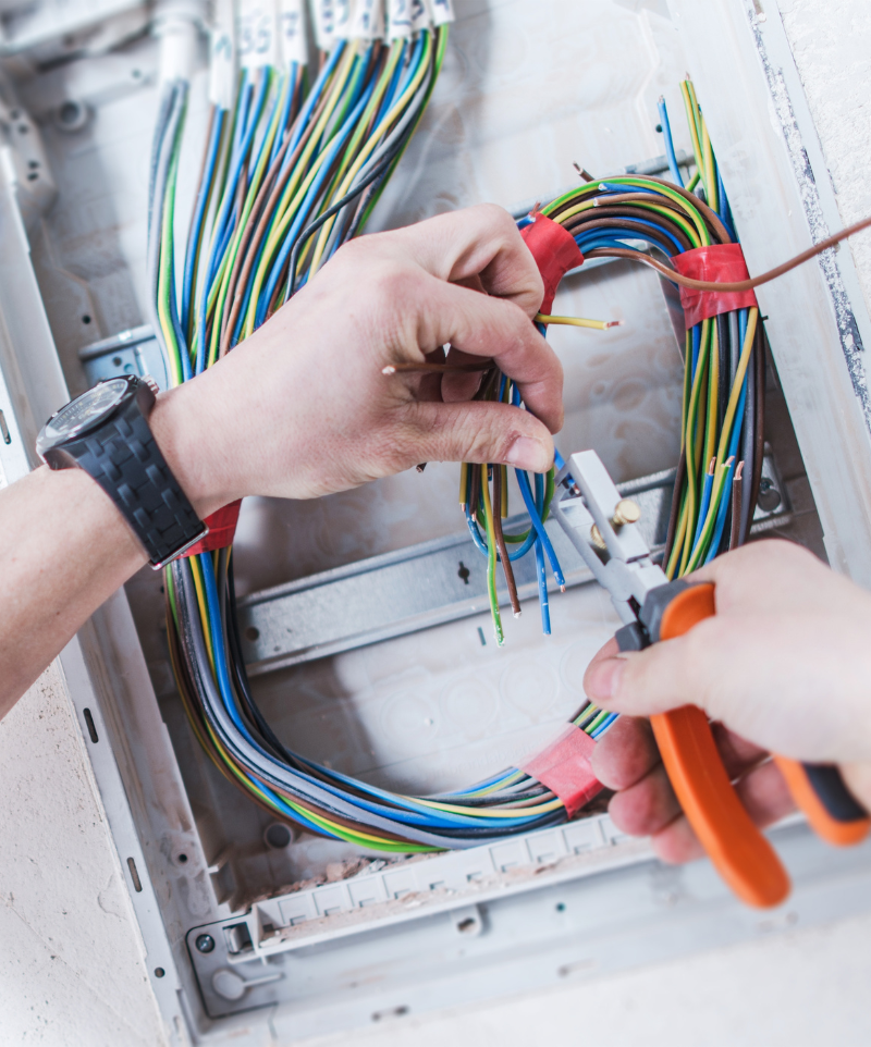 Gebäudeinstallation Grünes Licht